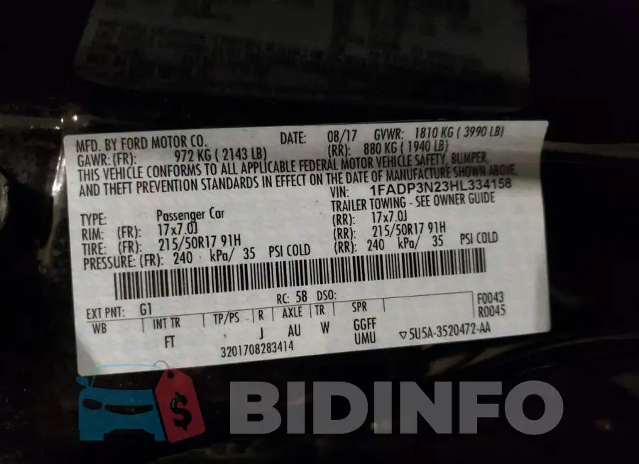 1FADP3N23HL334158 Photo# 12