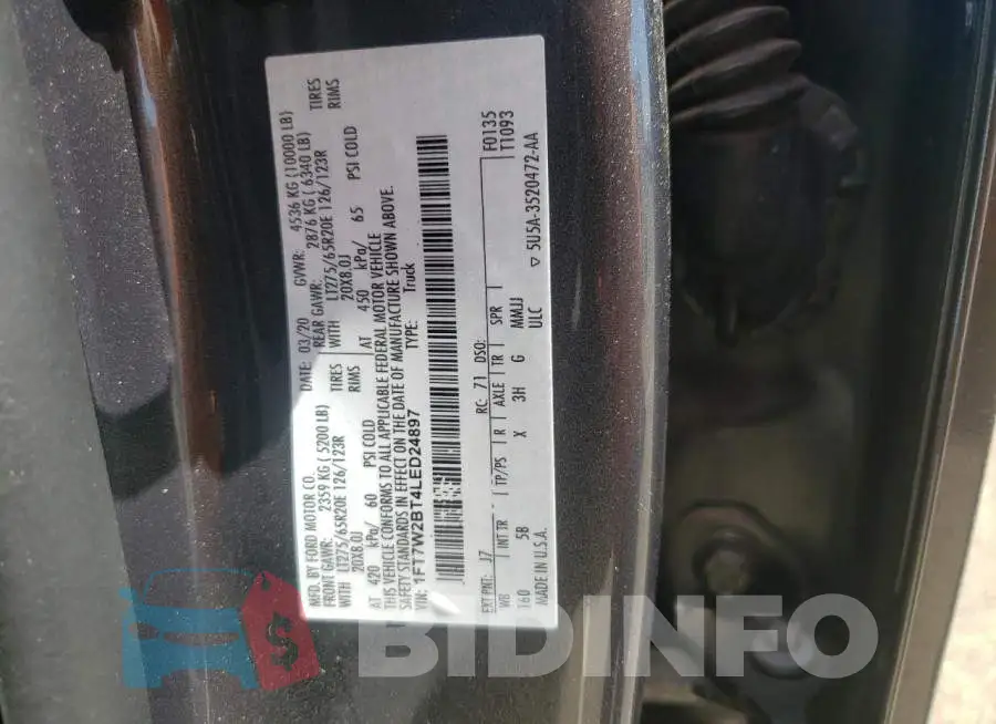 1FT7W2BT4LED24897 Photo# 13