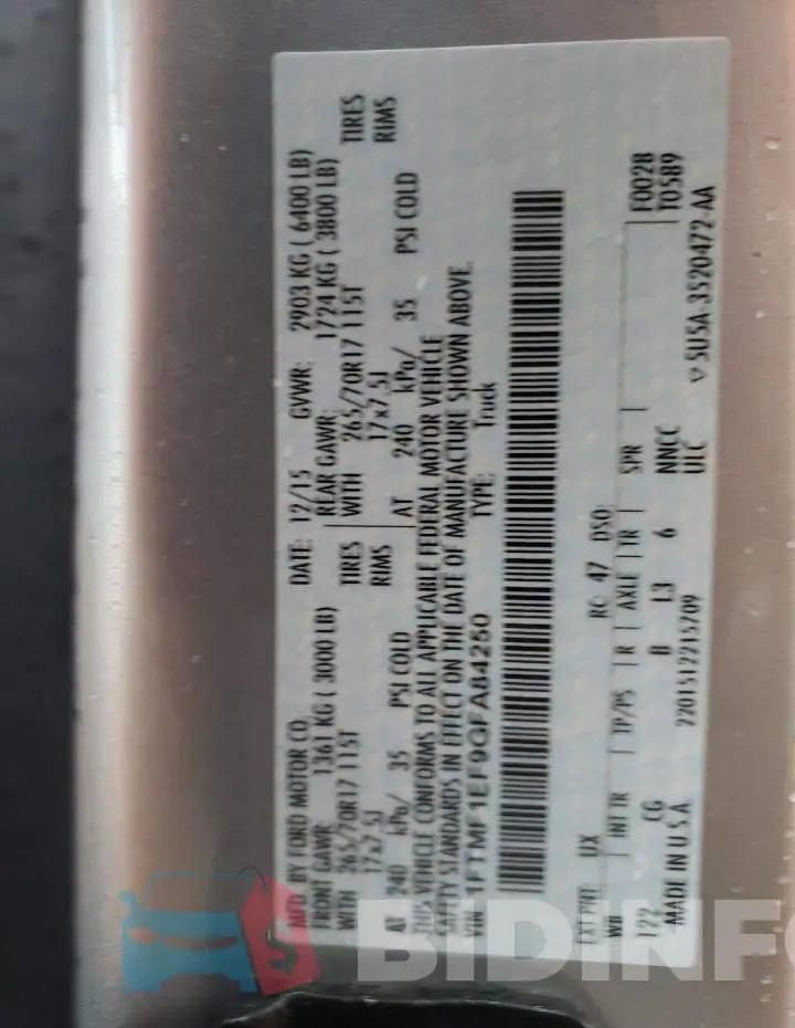 1FTMF1EF9GFA84250 Photo# 12
