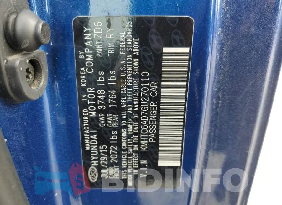 KMHTC6AD7GU270110 Photo# 12