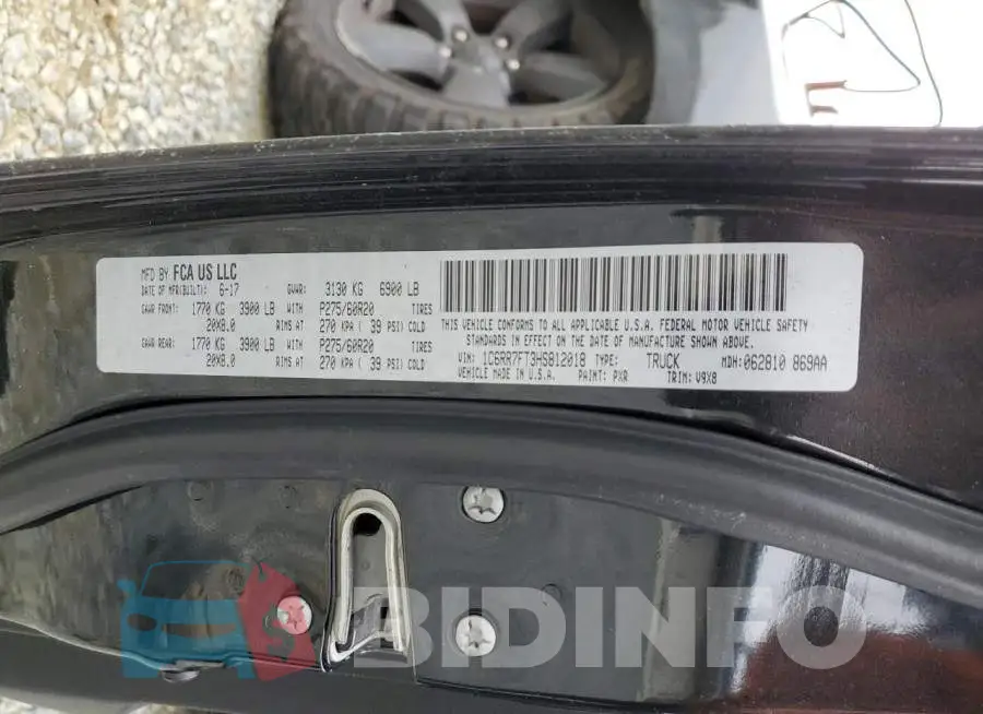 1C6RR7FT3HS812018 Photo# 12