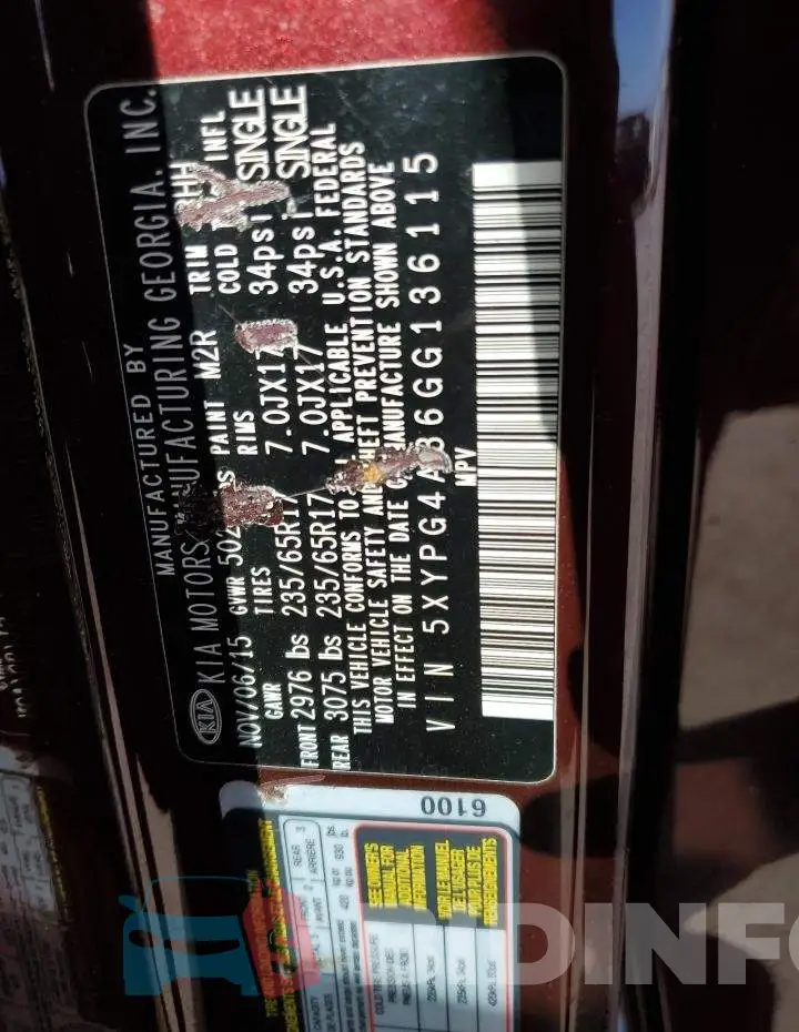 5XYPG4A36GG136115 Photo# 13