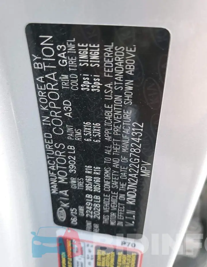 KNDJN2A22G7824312 Photo# 12