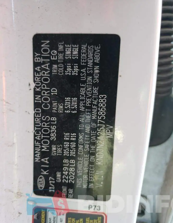 KNDJN2A25J7586883 Photo# 12