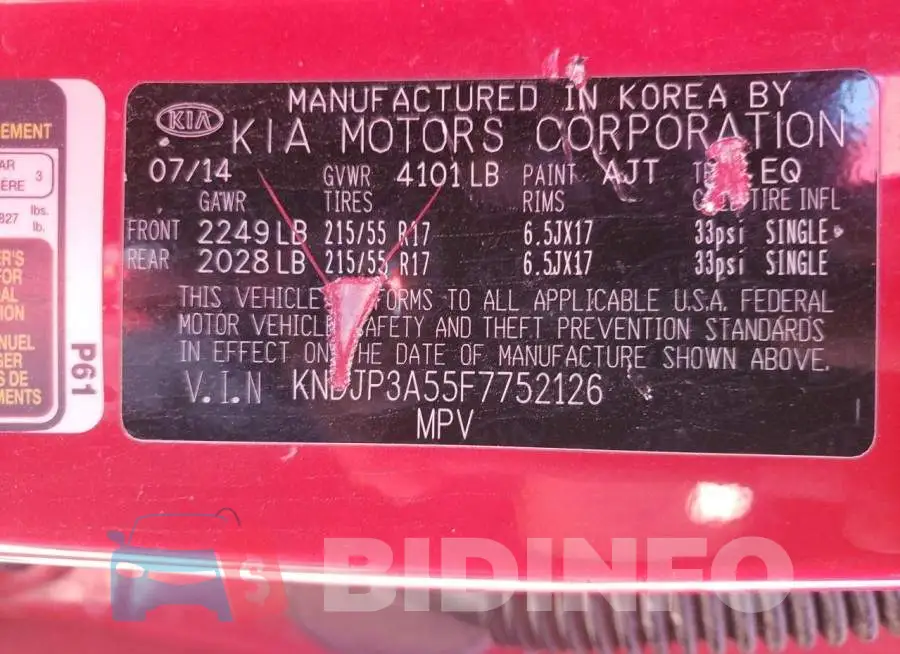 KNDJP3A55F7752126 Photo# 12