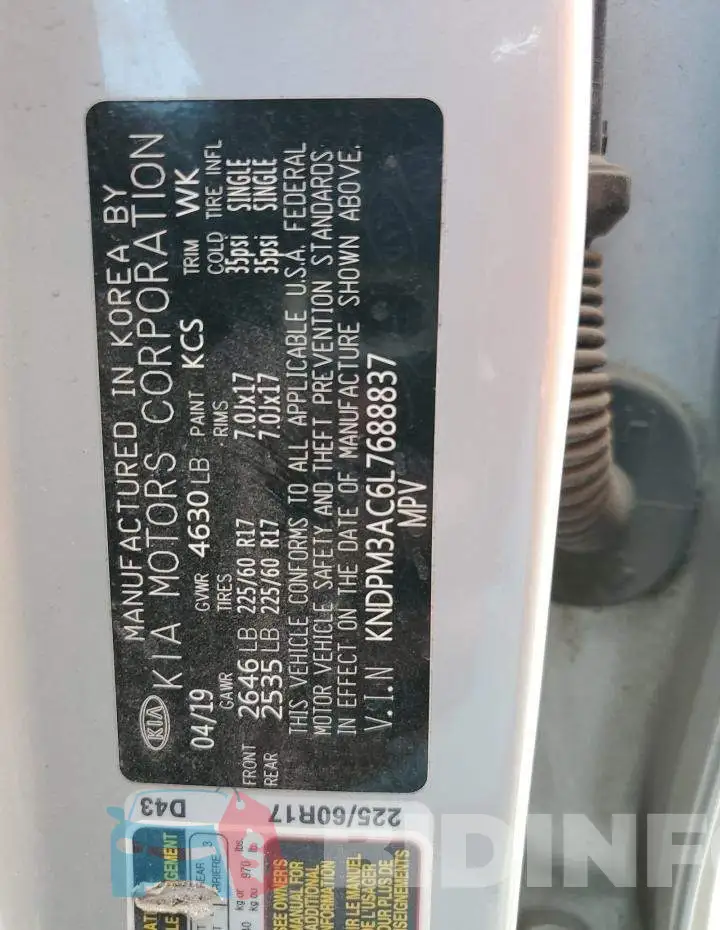 KNDPM3AC6L7688837 Photo# 13