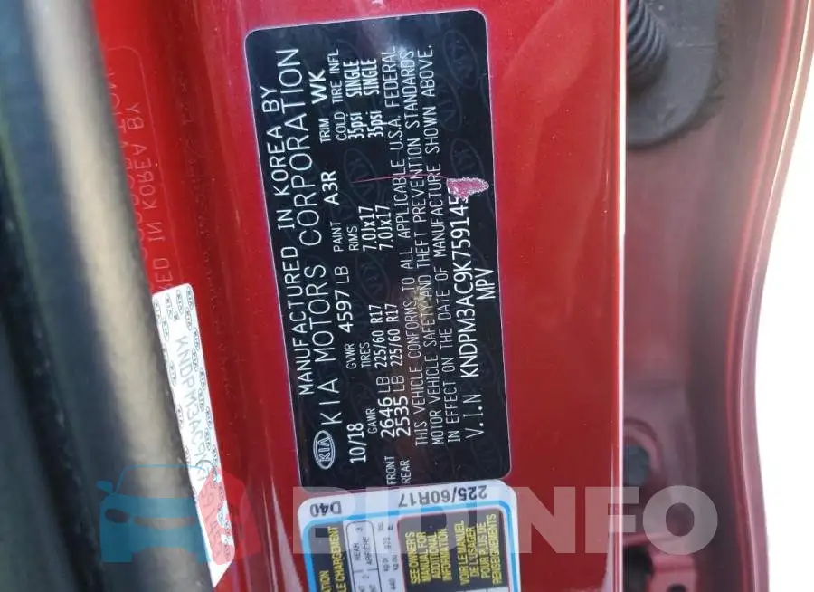 KNDPM3AC9K7591453 Photo# 13