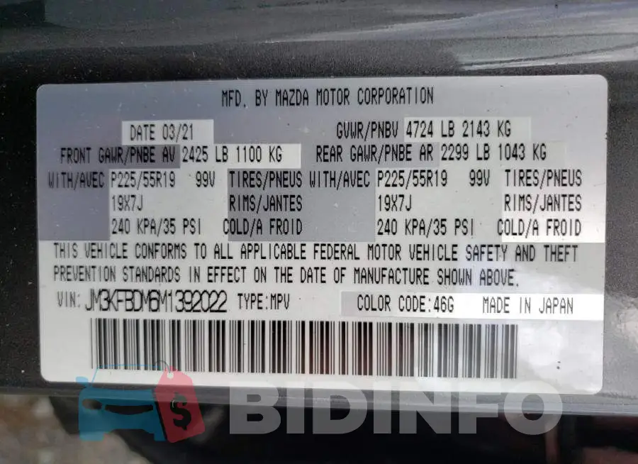 JM3KFBDM6M1392022 Photo# 13