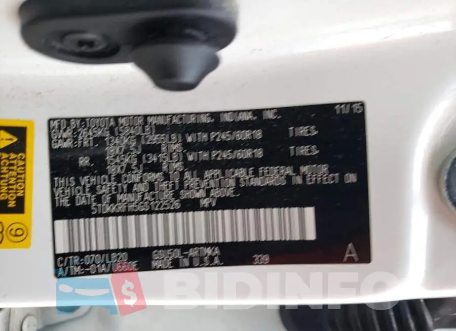 5TDKKRFH5GS122526 Photo# 13
