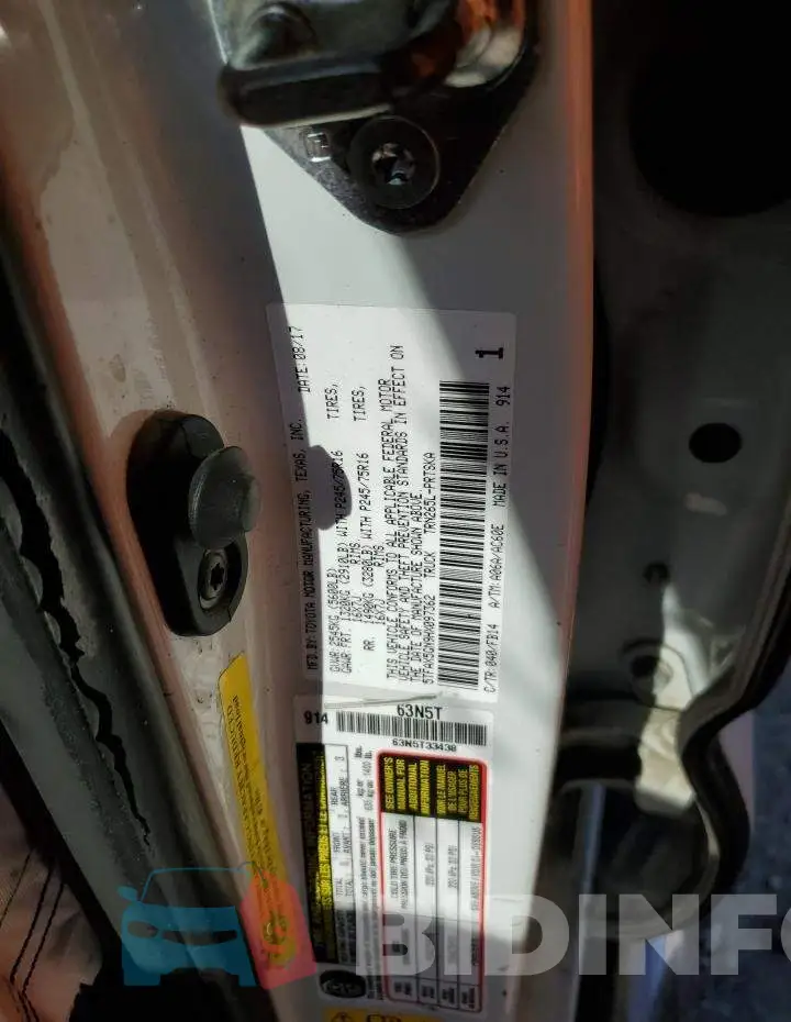 5TFAX5GN9HX097362 Photo# 13