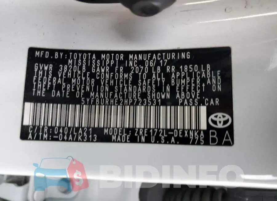 5YFBURHE2HP723531 Photo# 12