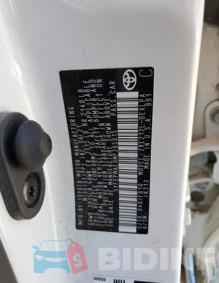5YFEPMAE0MP265015 Photo# 13