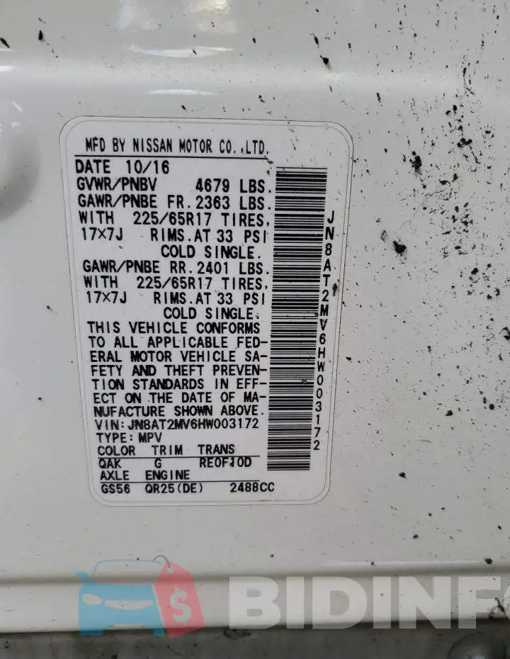 JN8AT2MV6HW003172 Photo# 12