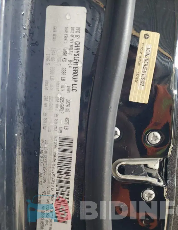 1C4NJDEB3FD105427 Photo# 13