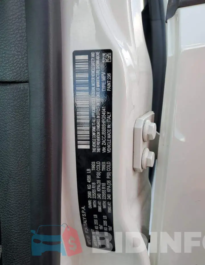 ZACCJBBB5HPG54941 Photo# 12
