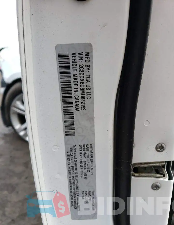 2C3CDXBG9MH682192 Photo# 12