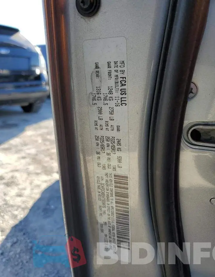 3C4PDCAB5HT559076 Photo# 13