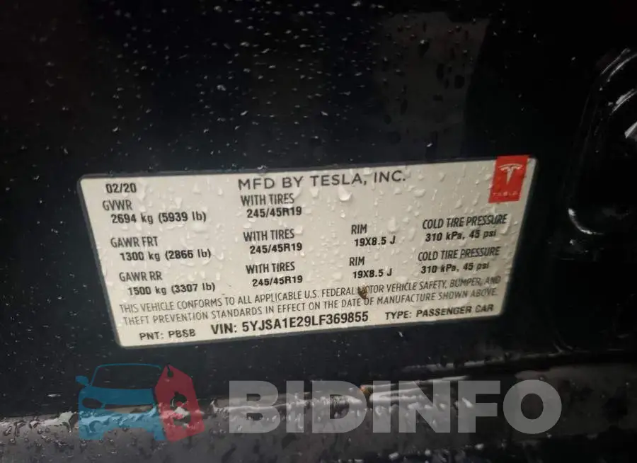 5YJSA1E29LF369855 Photo# 12