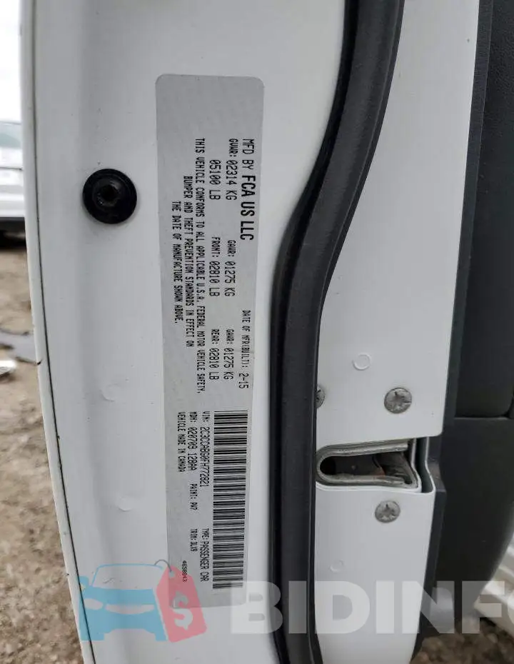 2C3CCABG0FH772821 Photo# 12