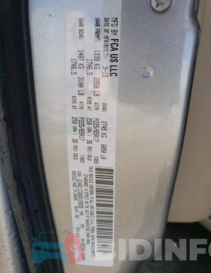 2C4RC1CG8GR158535 Photo# 13