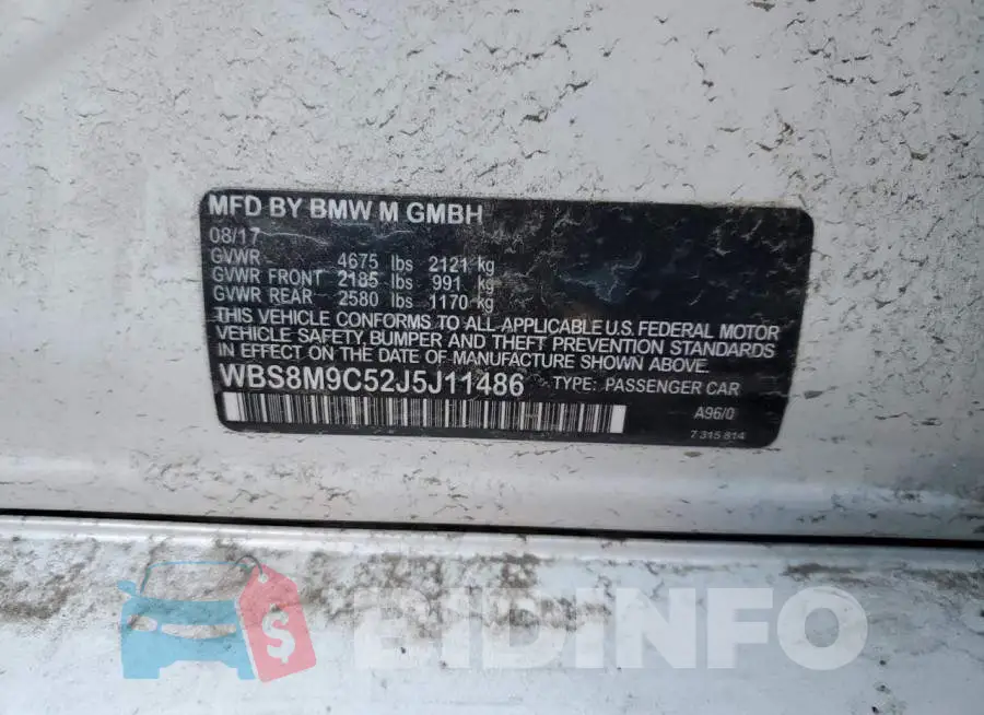 WBS8M9C52J5J11486 Photo# 12