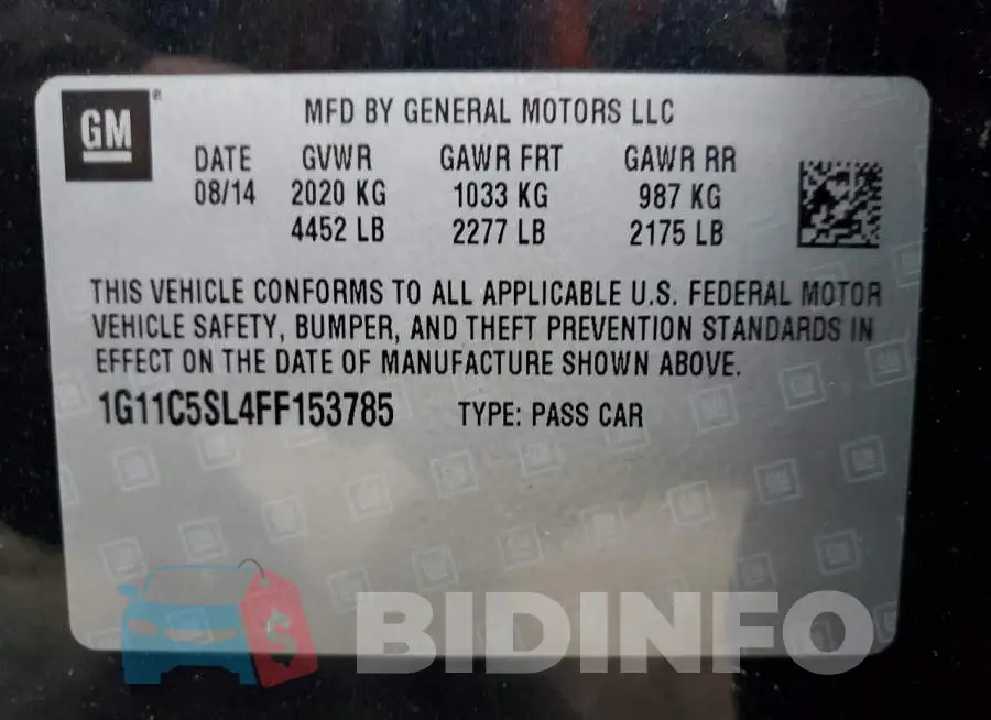 1G11C5SL4FF153785 Photo# 12