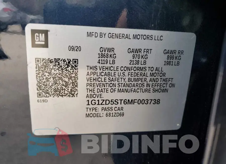 1G1ZD5ST6MF003738 Photo# 12
