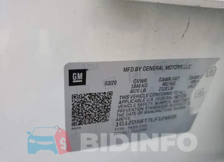 1G1ZD5ST7LF124535 Photo# 12