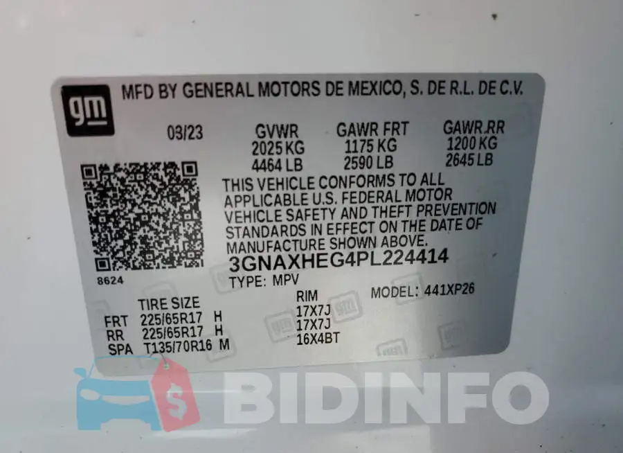 3GNAXHEG4PL224414 Photo# 13