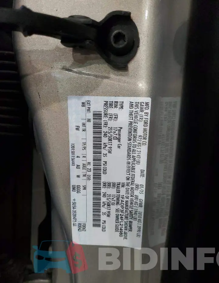 1FADP3F24FL214980 Photo# 12