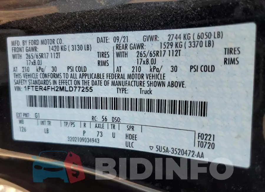 1FTER4FH2MLD77255 Photo# 12