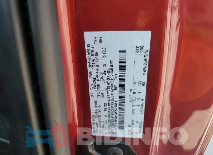 1FTFX1EG6GFA09861 Photo# 12