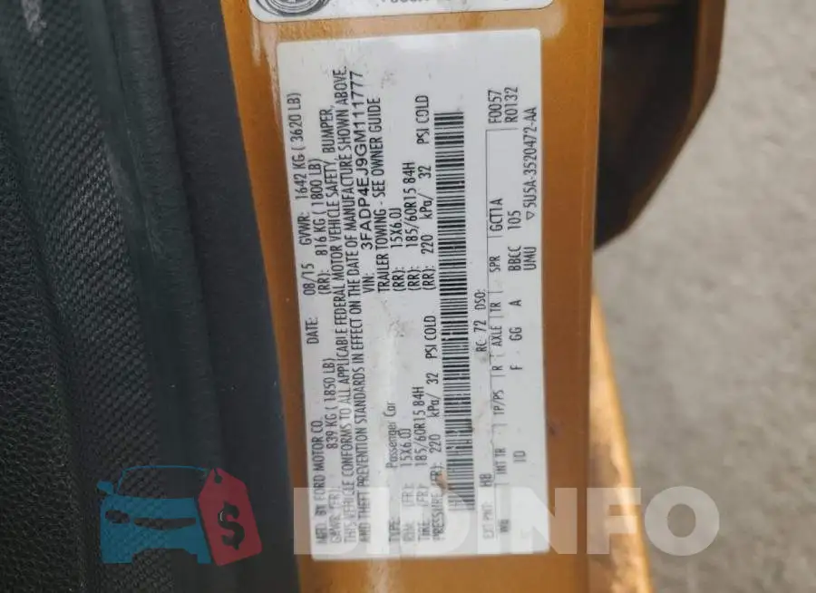 3FADP4EJ9GM111777 Photo# 12