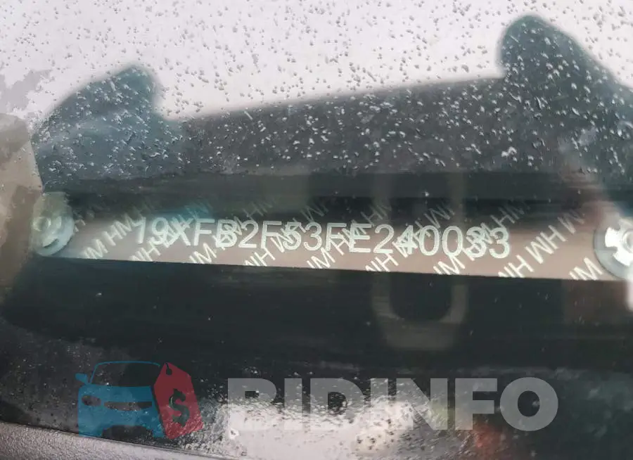 19XFB2F53FE240033 Photo# 12