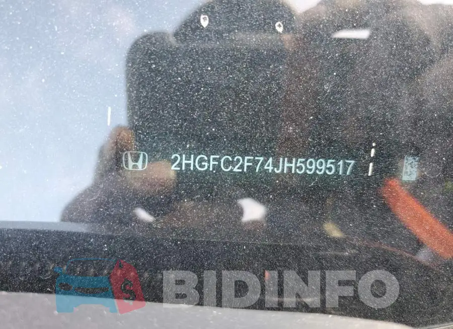 2HGFC2F74JH599517 Photo# 12