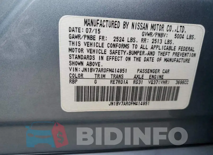 JN1BV7AR0FM414951 Photo# 12