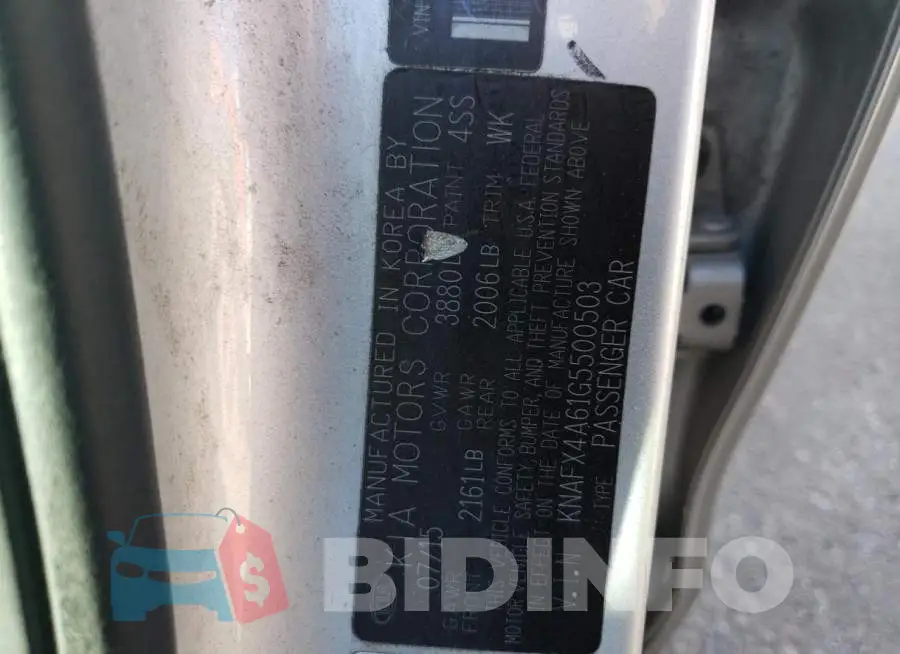 KNAFX4A61G5500503 Photo# 12