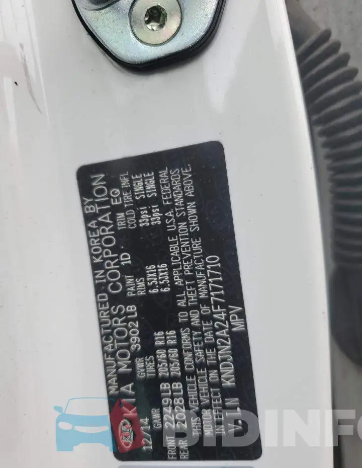 KNDJN2A24F7171710 Photo# 13
