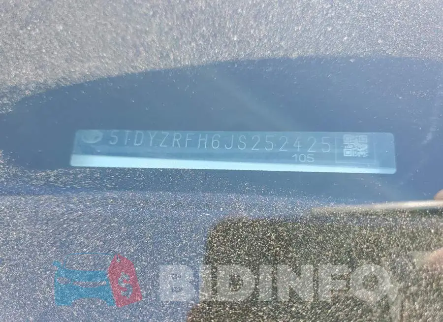 5TDYZRFH6JS252425 Photo# 12