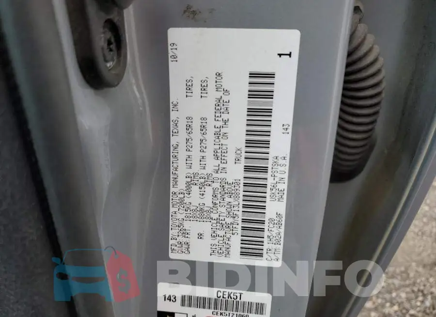 5TFDY5F13LX889301 Photo# 13