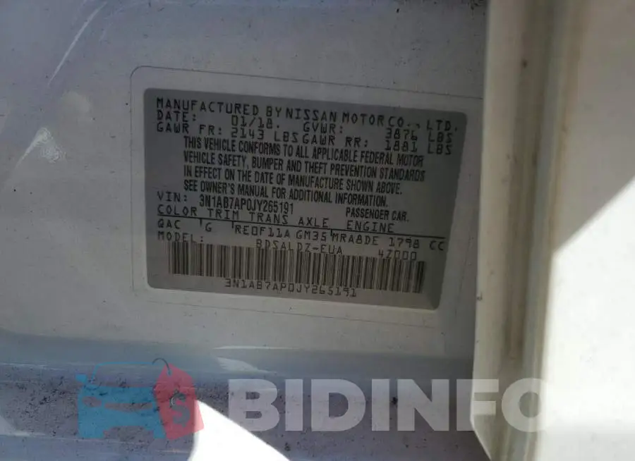 3N1AB7AP0JY265191 Photo# 12