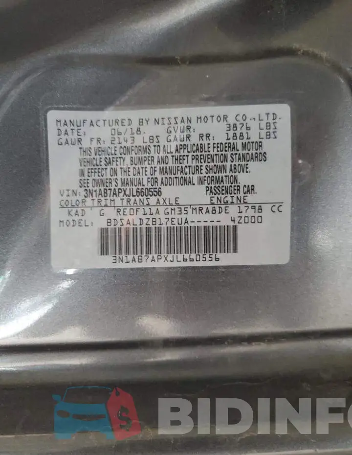 3N1AB7APXJL660556 Photo# 12