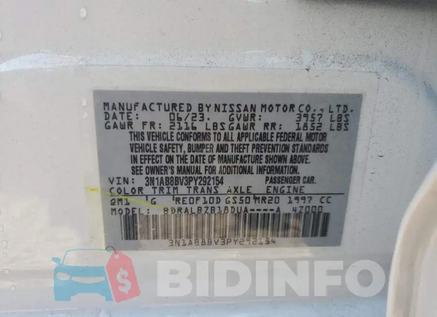 3N1AB8BV3PY292154 Photo# 12