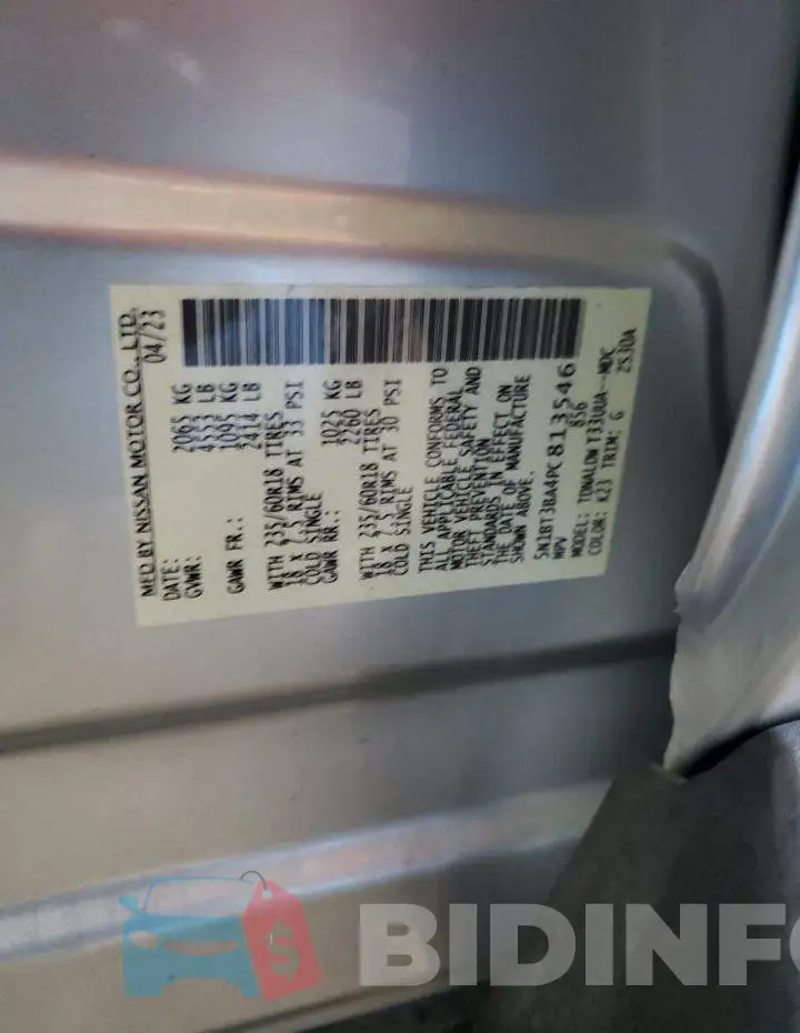 5N1BT3BA4PC813546 Photo# 13