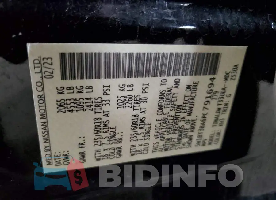 5N1BT3BA6PC791694 Photo# 13