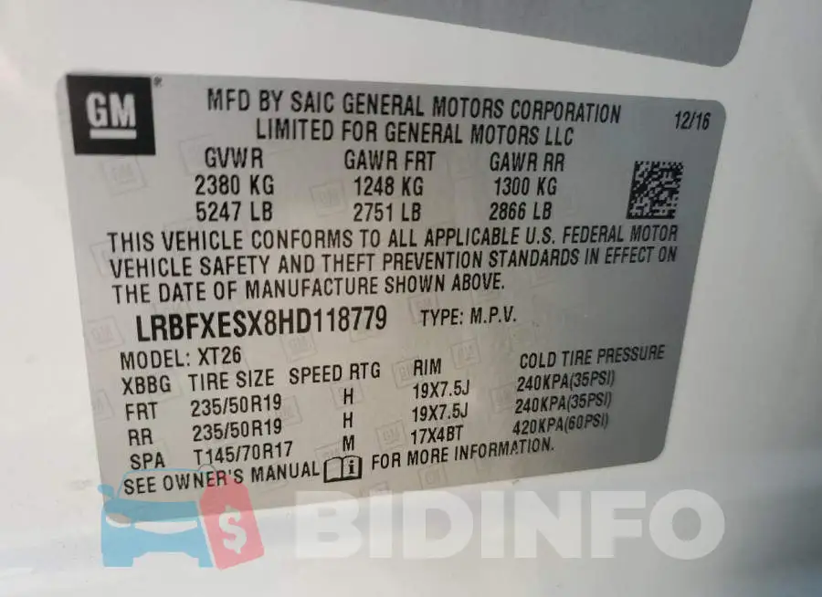 LRBFXESX8HD118779 Photo# 13