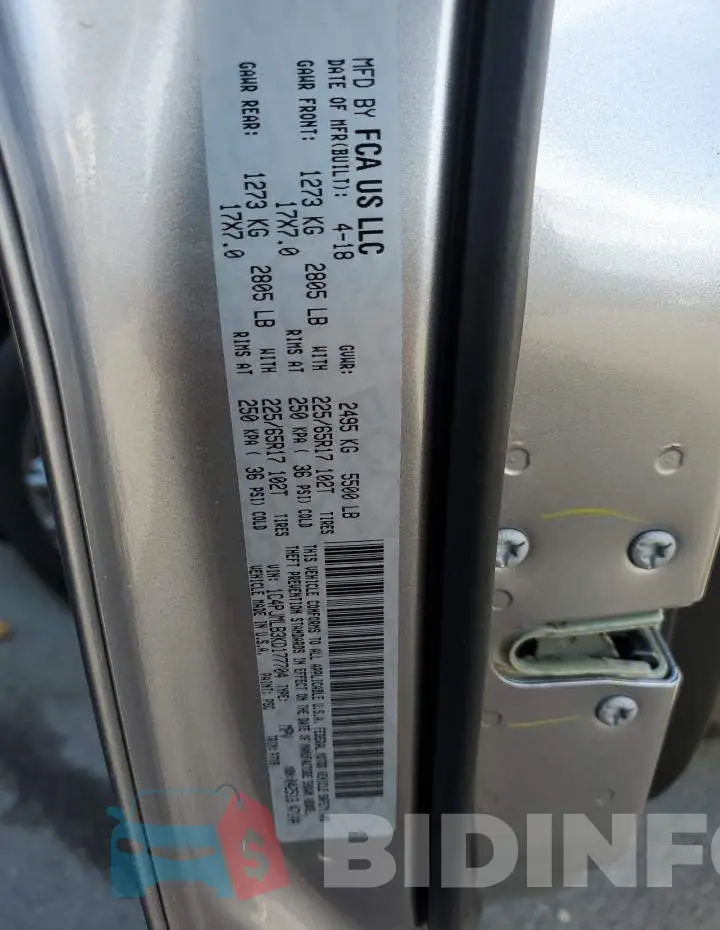 1C4PJMLB3KD177704 Photo# 13