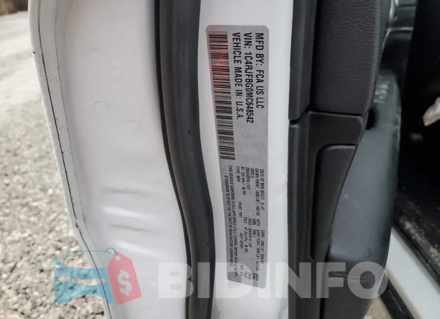 1C4RJFBG0MC648542 Photo# 14