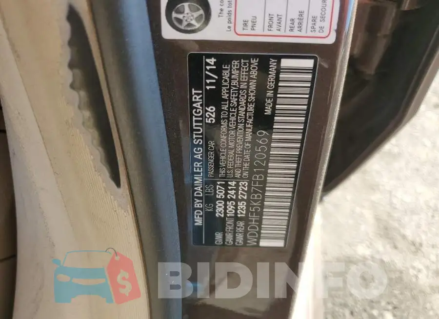 WDDHF5KB7FB120569 Photo# 12