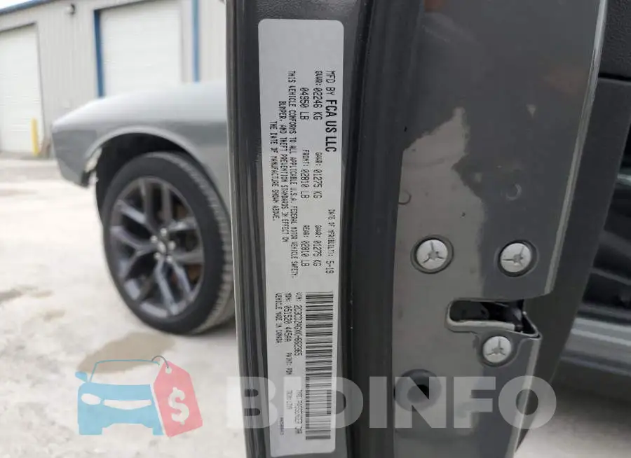 2C3CDZAGXKH662365 Photo# 12